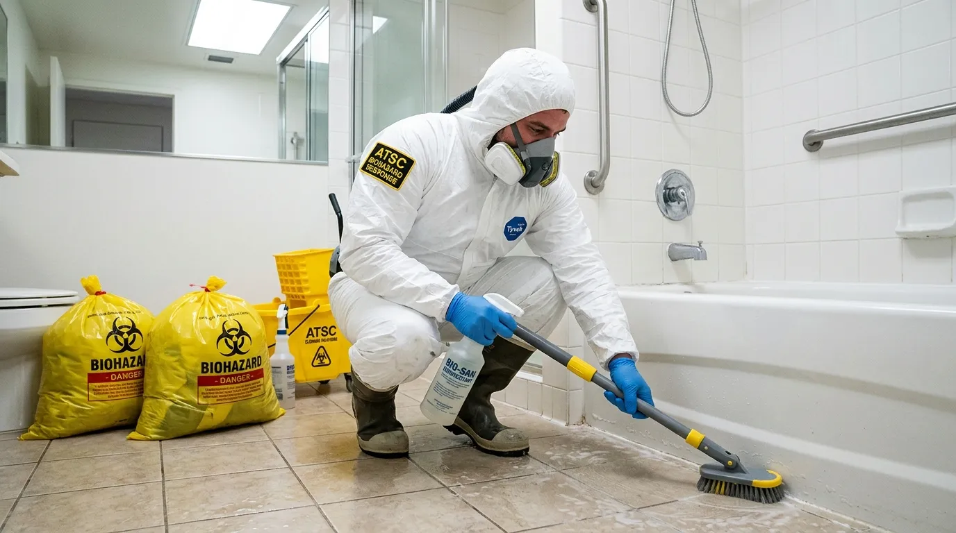 Decontamination equipment deployed for Blood Cleanup in East Northport